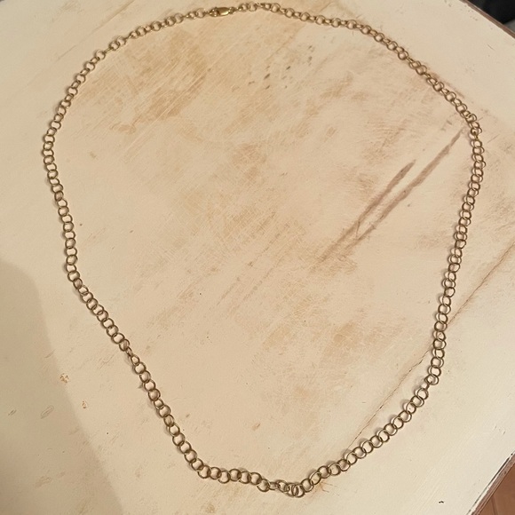 14k GF 18 Inch Chain Link Layering Necklace - Picture 3 of 7